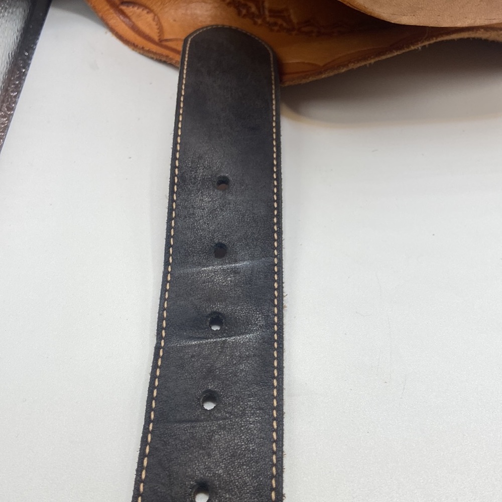 Vintage Leather Ritz Belt - Picture 9 of 12